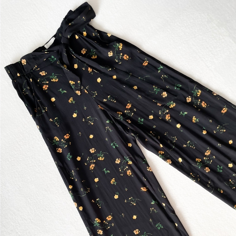 Wilfred Faun Pants (Black floral)
